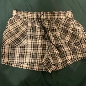 Plaid shorts